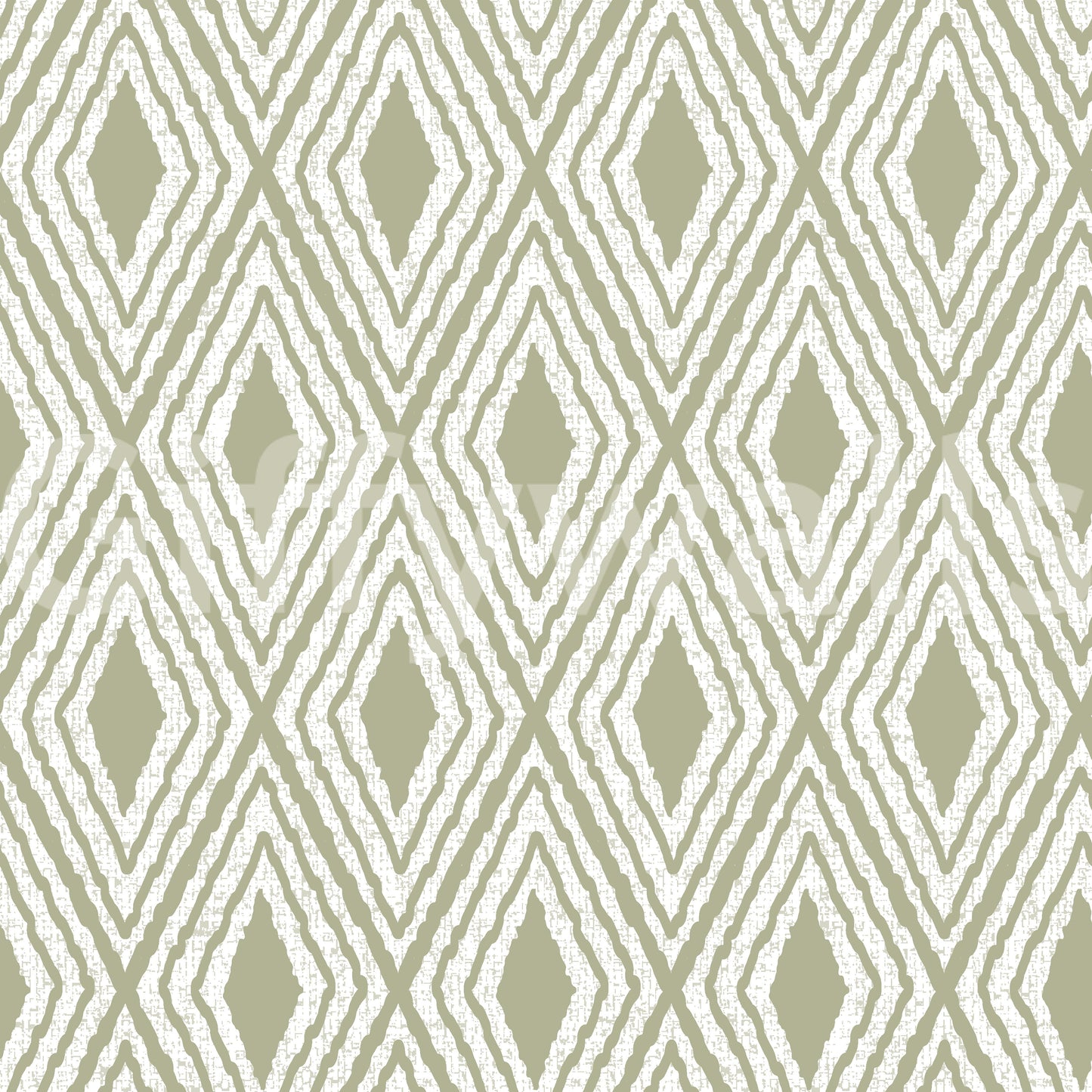 Harlequin Diamond Boho Muted Pastel Green Wallpaper⁠