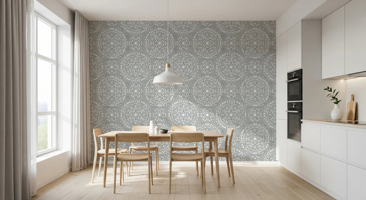 Boho Fireworks Grunge Grey Clouds Wallpaper⁠