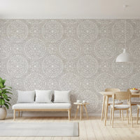 Boho Fireworks Grunge Neutral Wallpaper⁠