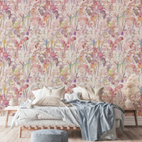 Decorative Boho Flowers stylish wallpaper

