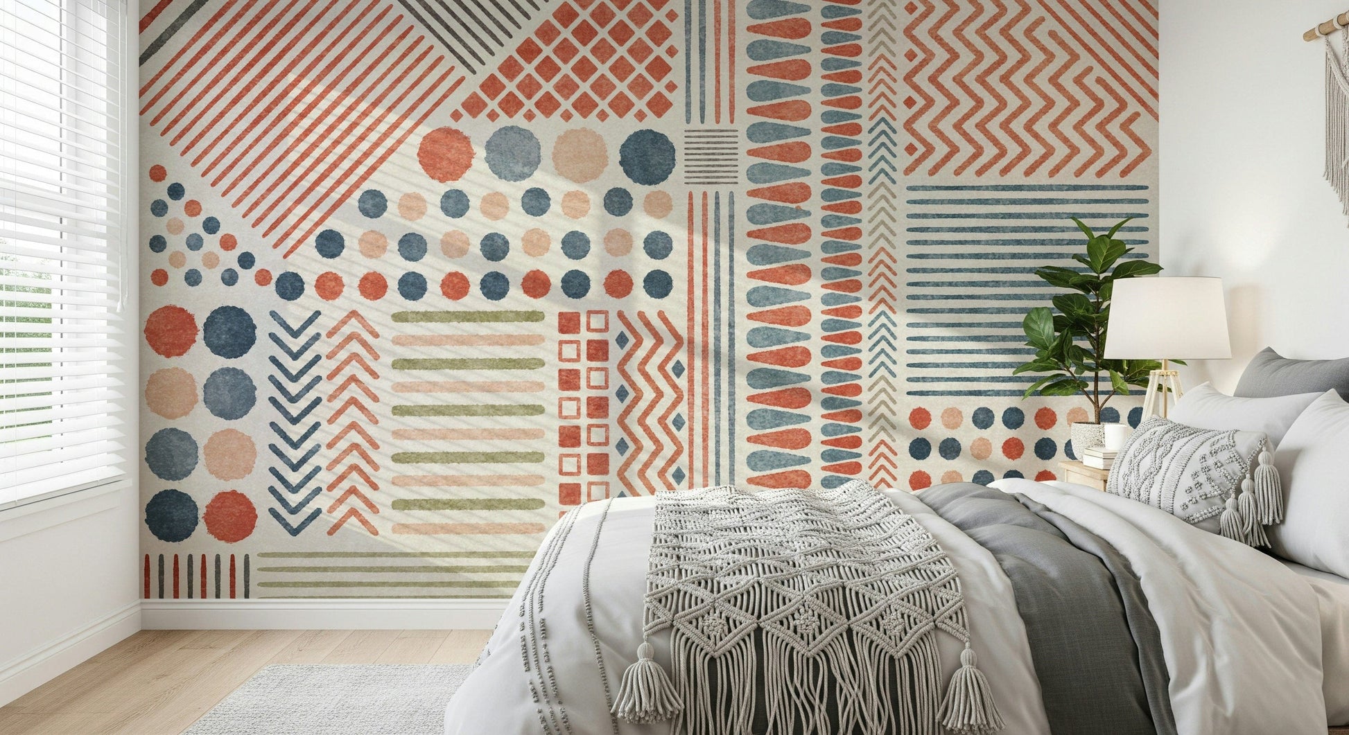 A classic abstract design wallpaper for walls.