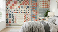 A classic abstract design wallpaper for walls.