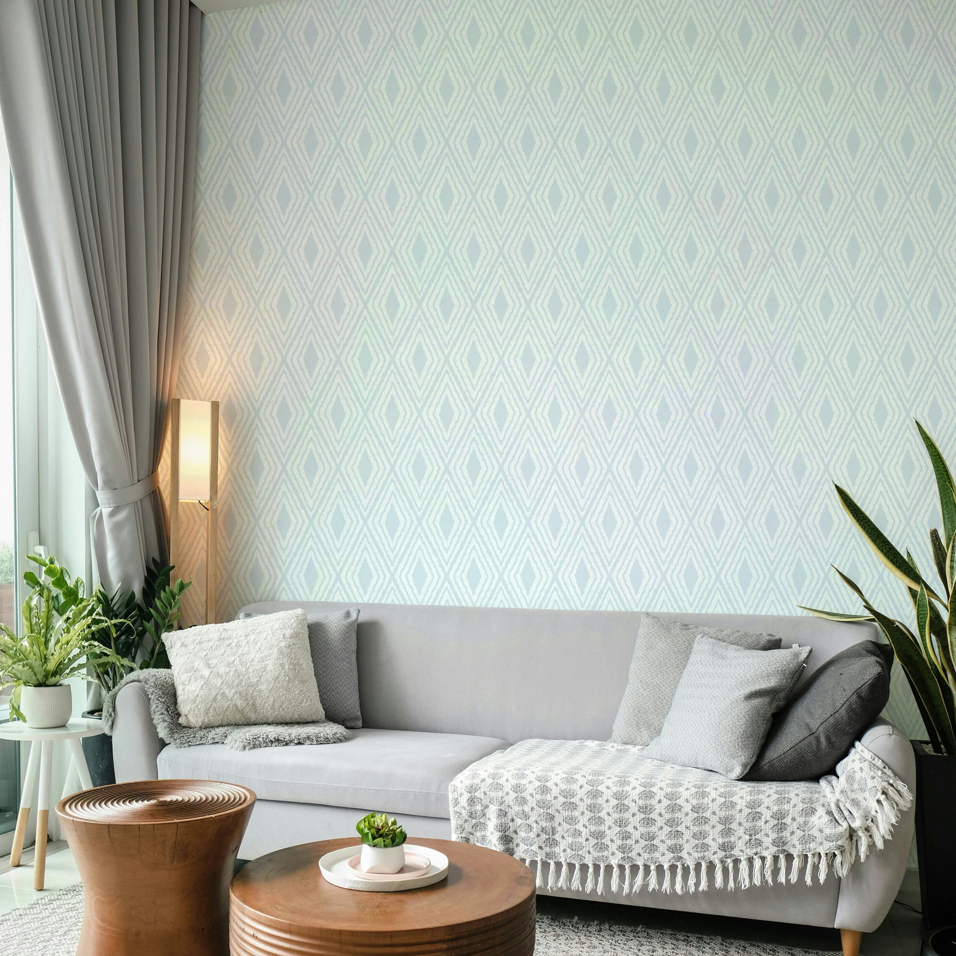 Diamond tribal print wallpaper for wall

