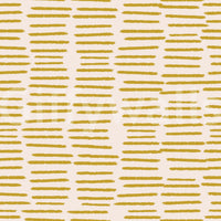 Organic Brush Strokes Pattern - Minimalist Boho Stripes Mustard Yellow  Wallpaper⁠