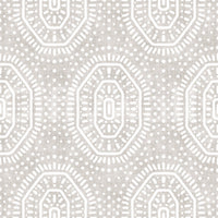 Boho Octagons Crochet Grunge Neutral Wallpaper⁠