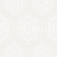 Patterned beige wallpaper mural for modern rustic rooms
