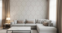 Boho Painted Grunge Neutral Wallpaper⁠
