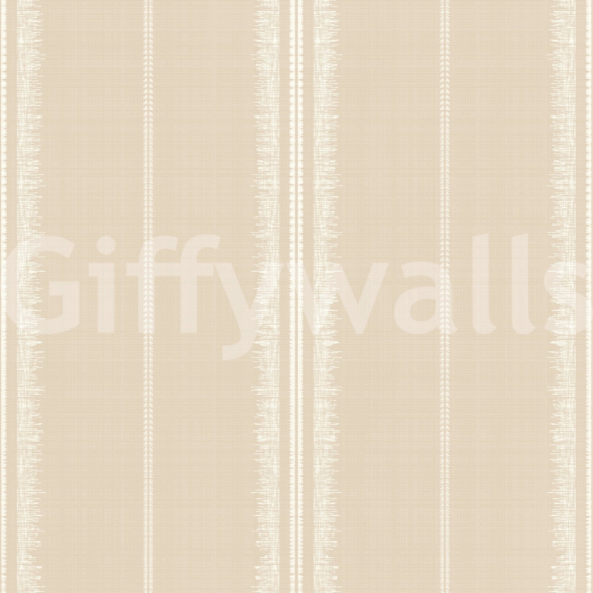 Soft sand stripes in Boho Stripes Sand wallpaper for a cozy atmosphere

