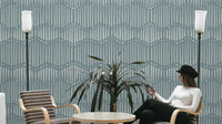 Boho Waves On Arona Canvas Wallpaper⁠