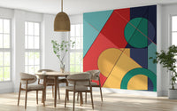 Bold Bauhaus Wall Mural