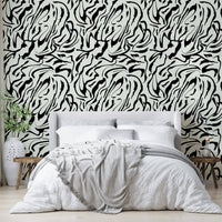 Painted Lines decorative wall mural

