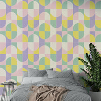 Powerful geometric tile pattern.

