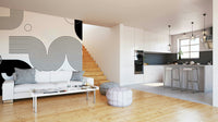 Bold Minimalist Flow Pattern for Walls

