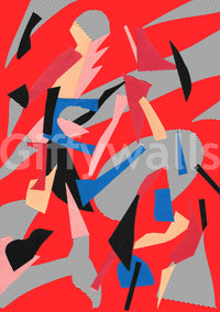 A high-quality minimalist wall mural for walls.

