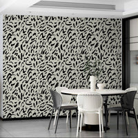 Detailed view of the abstract, organic lines

