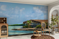 View of a peaceful tropical getaway.

