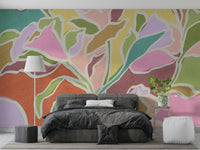 The colors are soft and gentle, with many subtle, blended shades.

