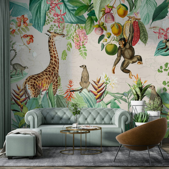 Safari animals wallpaper for walls

