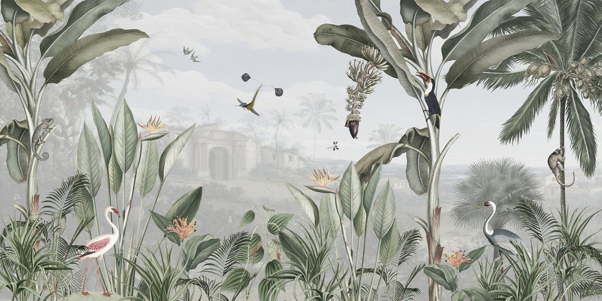 Botanical Beauty Wallpaper For Walls in your room — zoomed