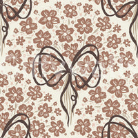 Floral Bouquet with Bow Wallpaper⁠