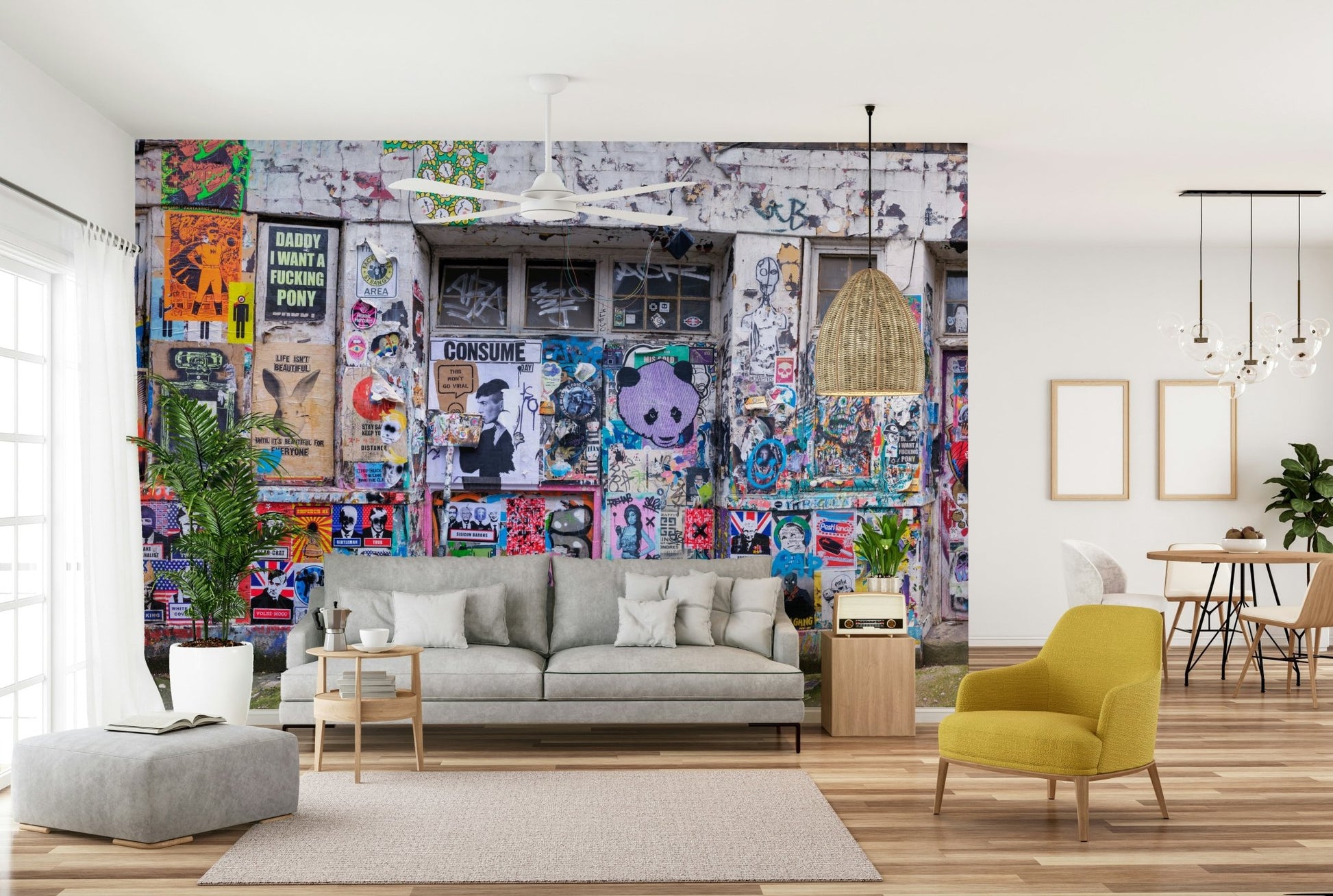 The design gives a feeling of urban, modern style.

