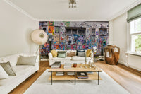 The colors are bright and varied.

