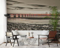 Bridge at Dusk Wall Mural