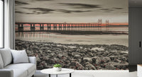 Bridge at Dusk Wall Mural
