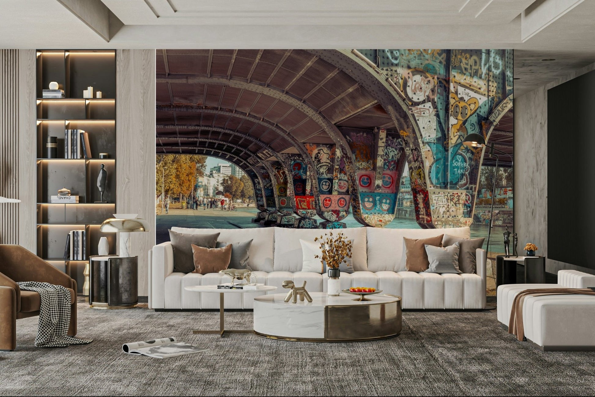 Lively color palette.

