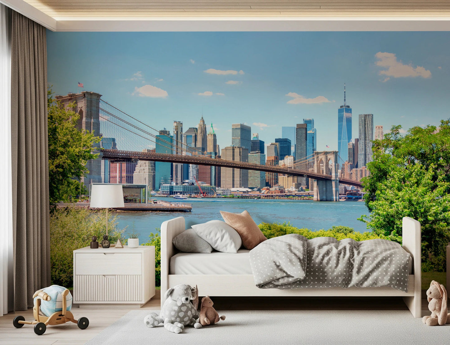 Bridge to Manhattan Wall Mural