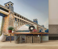 Britannia Bridge View Wall Mural