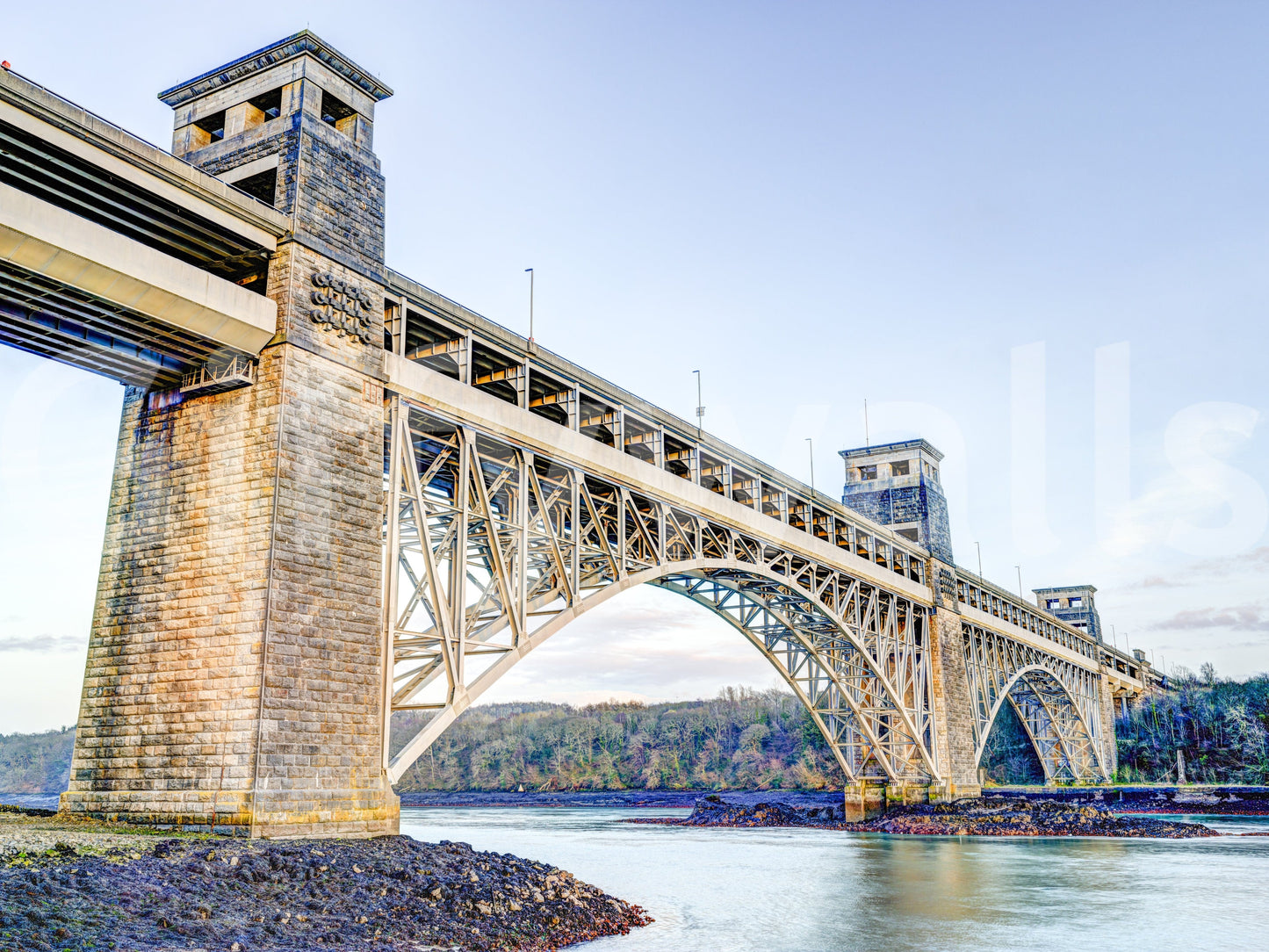 Britannia Bridge View Wall Mural