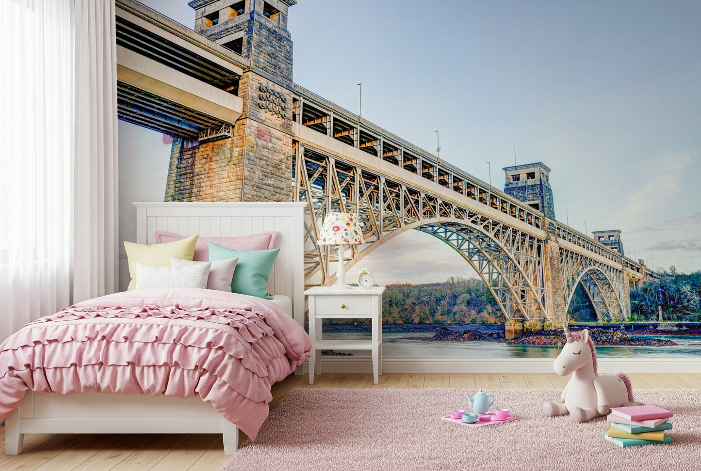 Britannia Bridge View Wall Mural