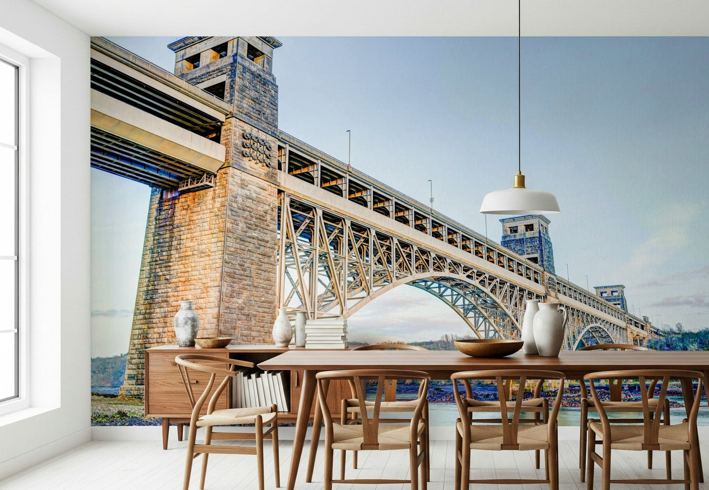 Britannia Bridge View Wall Mural