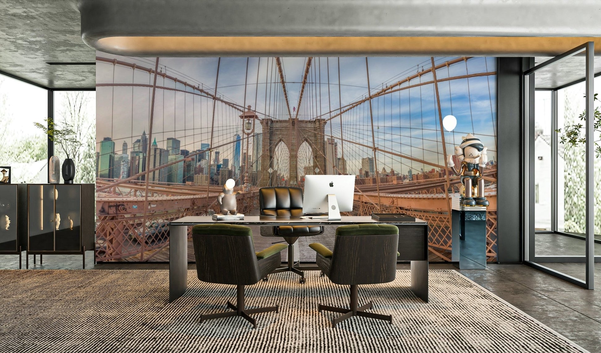 Ideal for a living room, office, or hallway.


