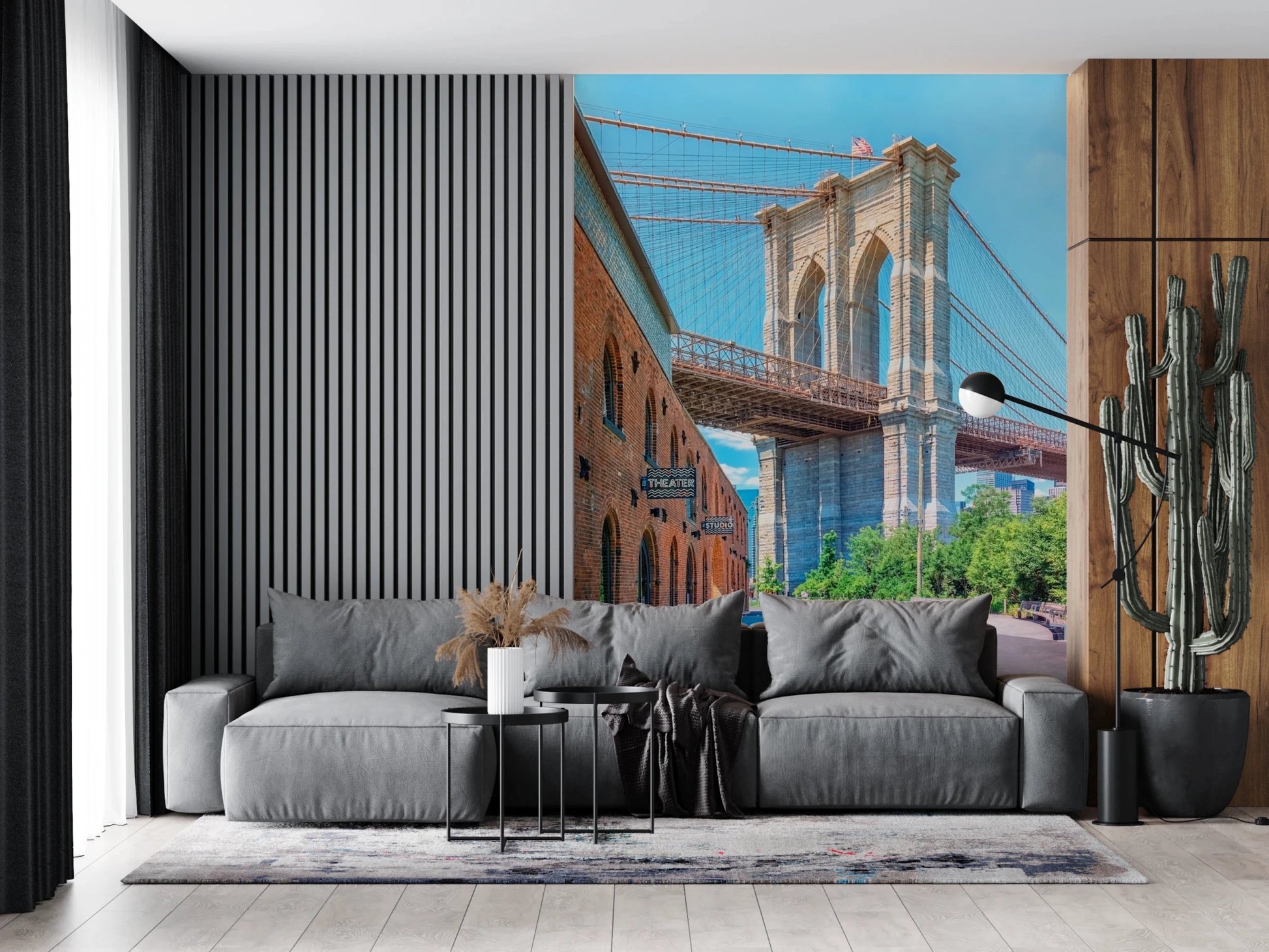 Brooklyn Bridge Vista Wall Mural