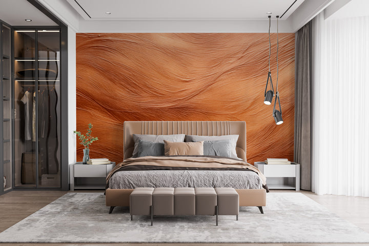 Brown Abstract Wallpaper Mural for modern home decor