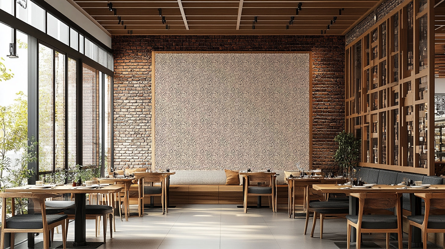 Exotic brown animal dot jewel jungle design for walls

