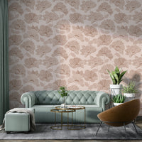 A repeating design with a hand-stamped, rustic look.

