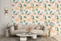 Bold watercolor abstract wallpaper