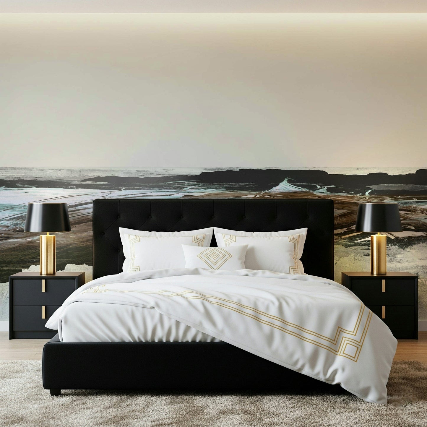 Brushstroke Shore Wall Mural -2861362