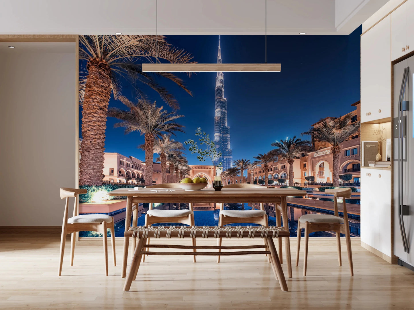 Burj Reflection Wall Mural