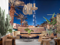 Burj Reflection Wall Mural