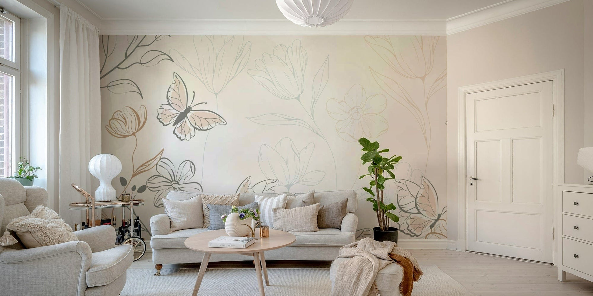 The colors are soft and gentle, with a muted, ethereal palette.

