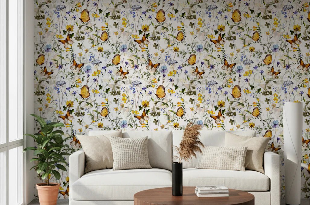 Butterfly Meadow By Uta Naumann Wallpaper⁠