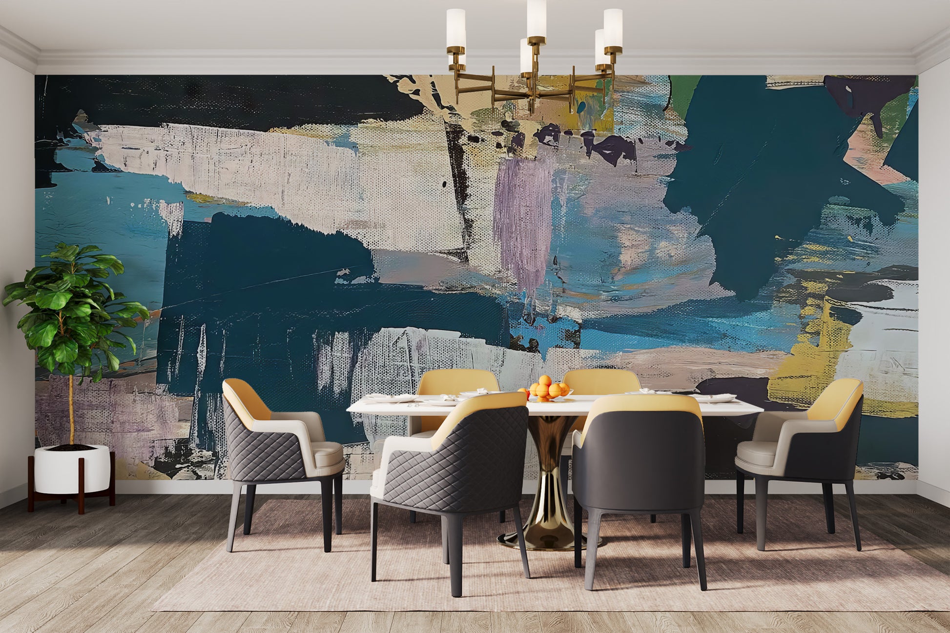 Color Texture Wallpaper Mural - Giffywalls