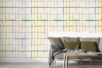 HydroTartan wallpaper featuring calming watercolor hues.
