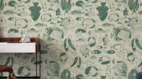 Marine Mosaic Wallpaper Mural
