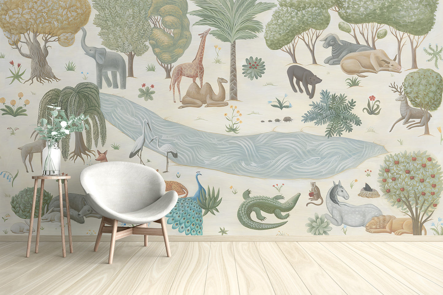Safari Whispers Wall Mural - Giffywalls