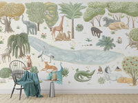 Safari Whispers Wall Mural - Giffywalls